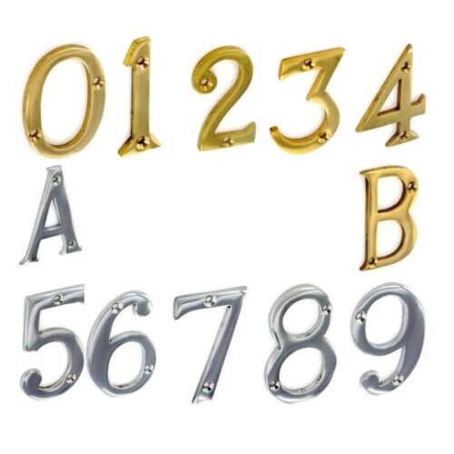 House door numbers signs - house,