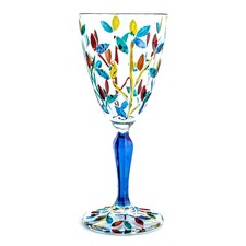 Murano Glass Wine Multi Blue