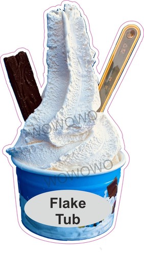 Ice cream van - sticker, plain
