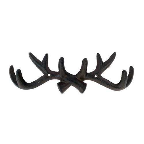 Cast iron deer - iron, antler