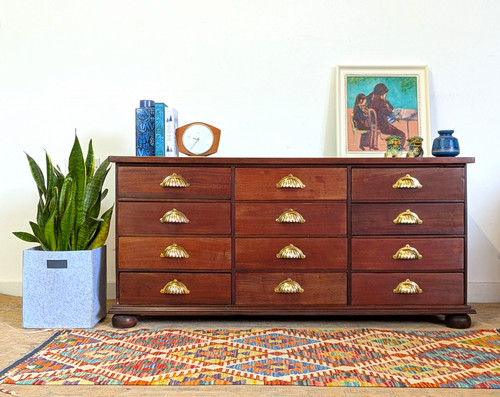 Antique merchants chest - merchants,