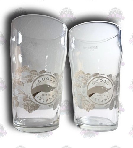 Goose island pint glasses - 2,
