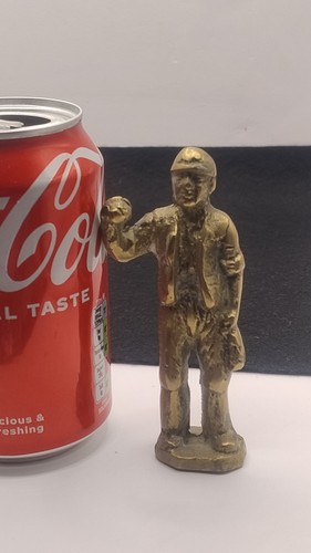 Vintage coal miner figure cast - vintage,