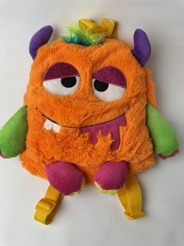 Orange monster mini backpack - orange,