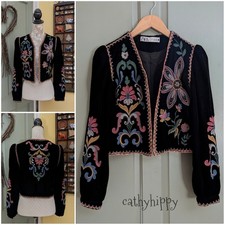 ZARA BLACK VELVET FLORAL