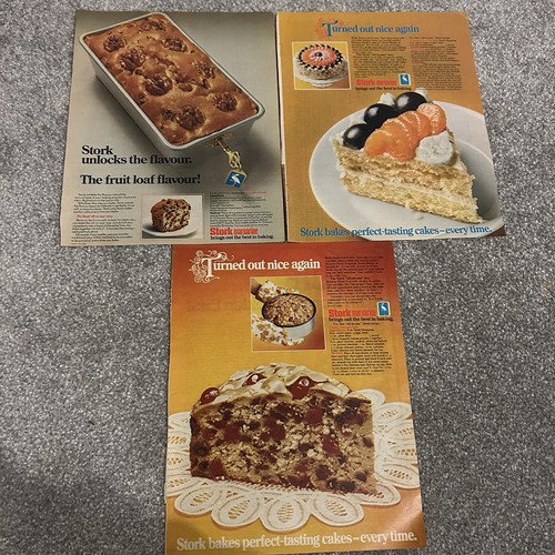 Stork margarine magazine print - margarine,