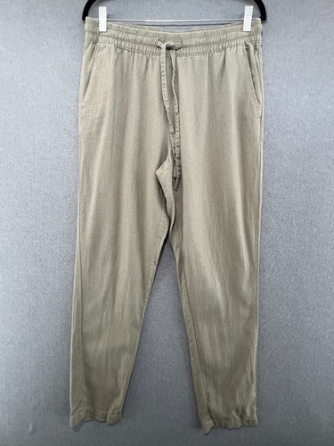 Linen blend relaxed trousers - linen,