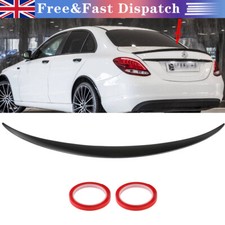 GLOSS BLACK REAR TRUNK BOOT LID SPOILER FOR MERCEDES C CLASS W205 C63 LIP