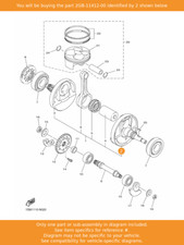 YAMAHA Crank 1, 2GB-11412-00