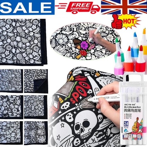 Diy coloring blanket with - diy,