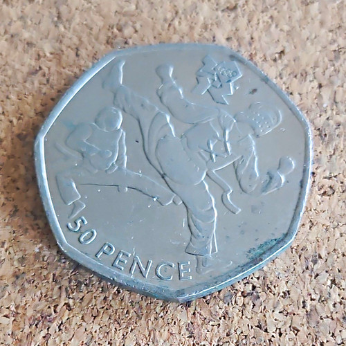2011 50p fifty - fifty, pence