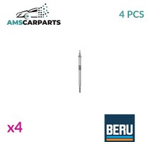 ENGINE GLOW PLUGS GE124 BERU 4PCS NEW OE REPLACEMENT