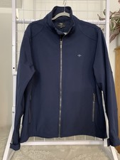 Fynch-Hatton Men's Navy Fleece Lined Jacket Size Large