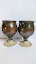 Pair of Hand-Thrown Studio