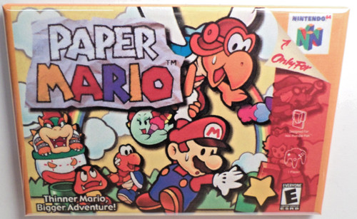Paper mario n64 vintage - paper,