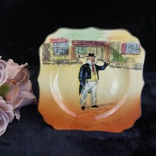 Royal Doulton Dickensware Cap'n Cuttle Hand Painted England C.Dickens  Plate 