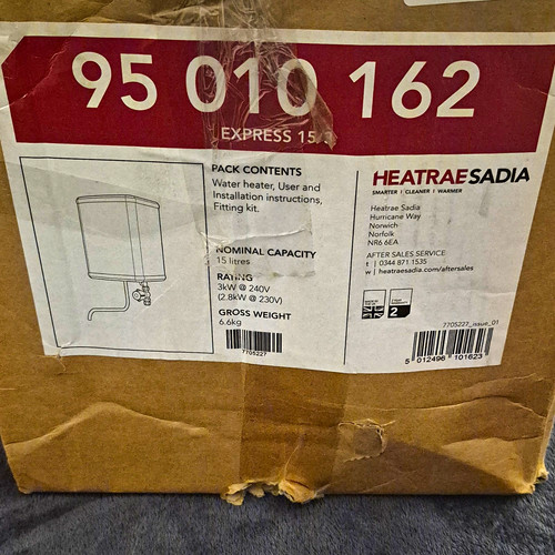 Heatrae sadia express 15l - sadia,