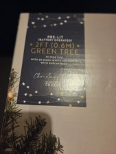 2ft Tall Pre Lit Green