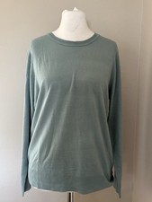 Brand New Bonmarche Ladies Sage Soft Crew Neck Jumper Size 14