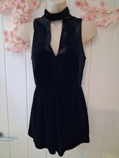 TopShop Petite black velvet