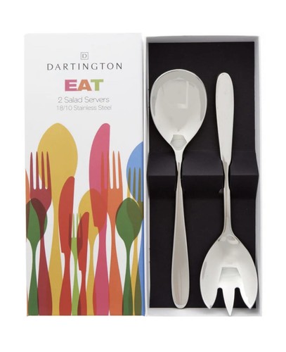 Dartington eat salad servers - eat, 2