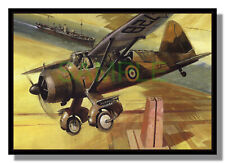 RAF Westland Lysander SOE spotter rescue framed picture free p&p UK