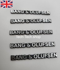 B&O Speaker aluminum sticker x5 car styling stereo speaker BO badge Bang Olufsen