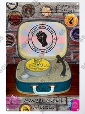 Northern Soul Metal Sign