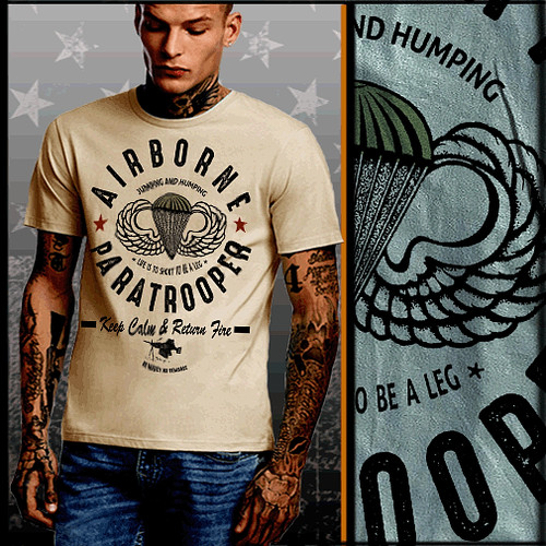 Airborne shirt military - t-shirt,