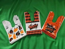 75pcs Halloween Ear Party Candy Bags Biscuit Sweet Trick Treat Cookie Gift Bag
