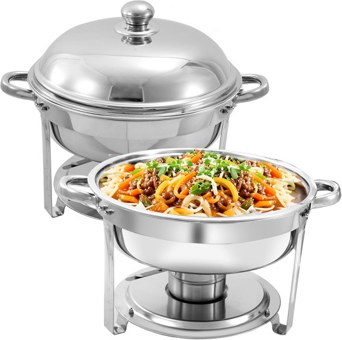 Stainless steel food warmer - steel,