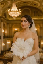 Feather Crystal Bridal