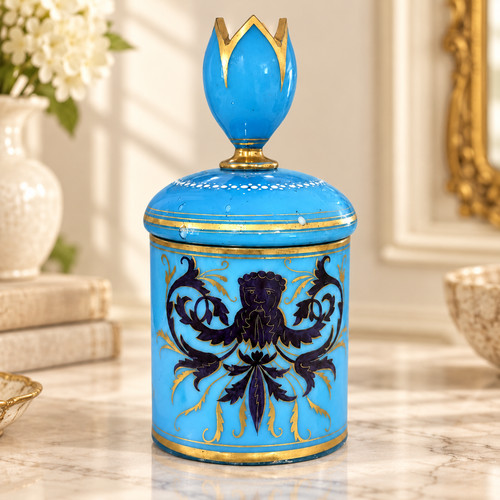 Antique victorian french blue - antique,