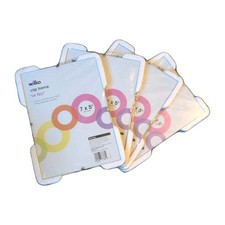 New Wilko "No Fuss" Clip Frame 7x5" (Set of 4) Photo/Picture Display