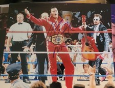 Honky Tonk Man Signed 8 x 10