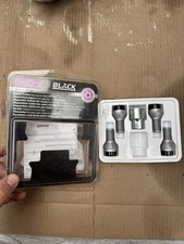 Set of 4 McGard 27184SUB M14x1.5 Tapered 24mm Black Locking Wheel Bolts