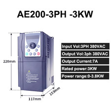 3KW 4KW 5.5KW Motor VFD
