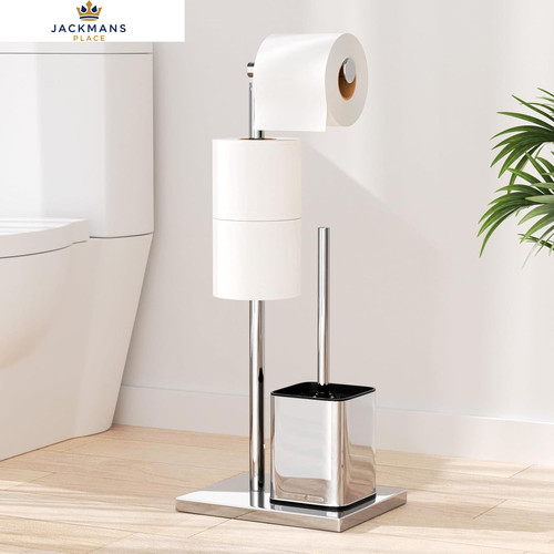 Stainless steel toilet roll - stainless,