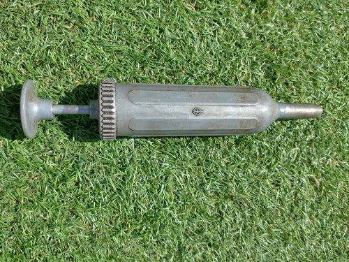 Vintage grease gun - grease,