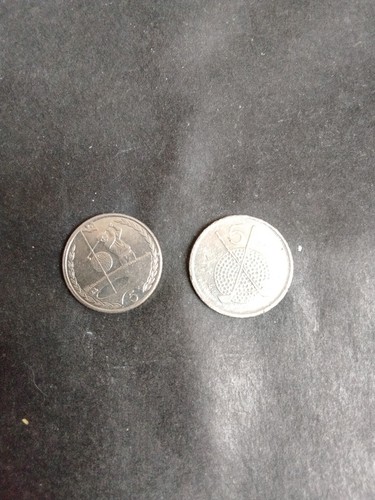 Coins from isle - coins, of