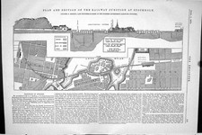 Antique Print 1870 Pumping