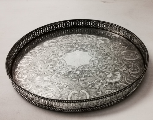 Antique silver plated gallery - silver,