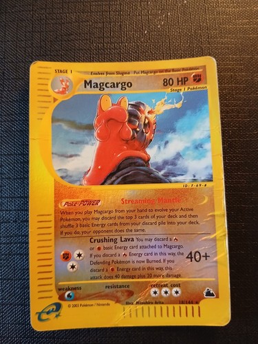 Skyridge magcargo holo - skyridge, shiny