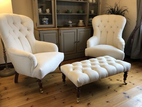 Pair bampton chairs and - of,