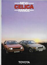 1982 Toyota Celica ST Coupé & Liftback brochure (A60 3rd generation model)