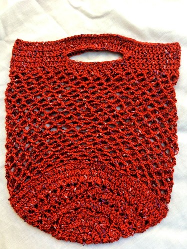 Handmade net shopping bag - shopping ,