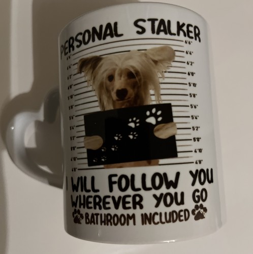 Chinese crested dog mug - mug, and