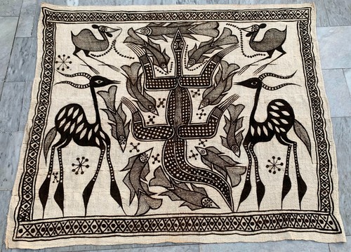 4x5 vintage mud cloth - ft,