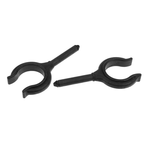 Pair black oar lock side - pair,