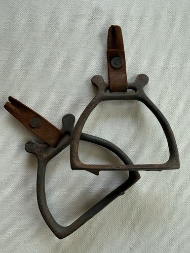 Pair antique childs pony - pair,